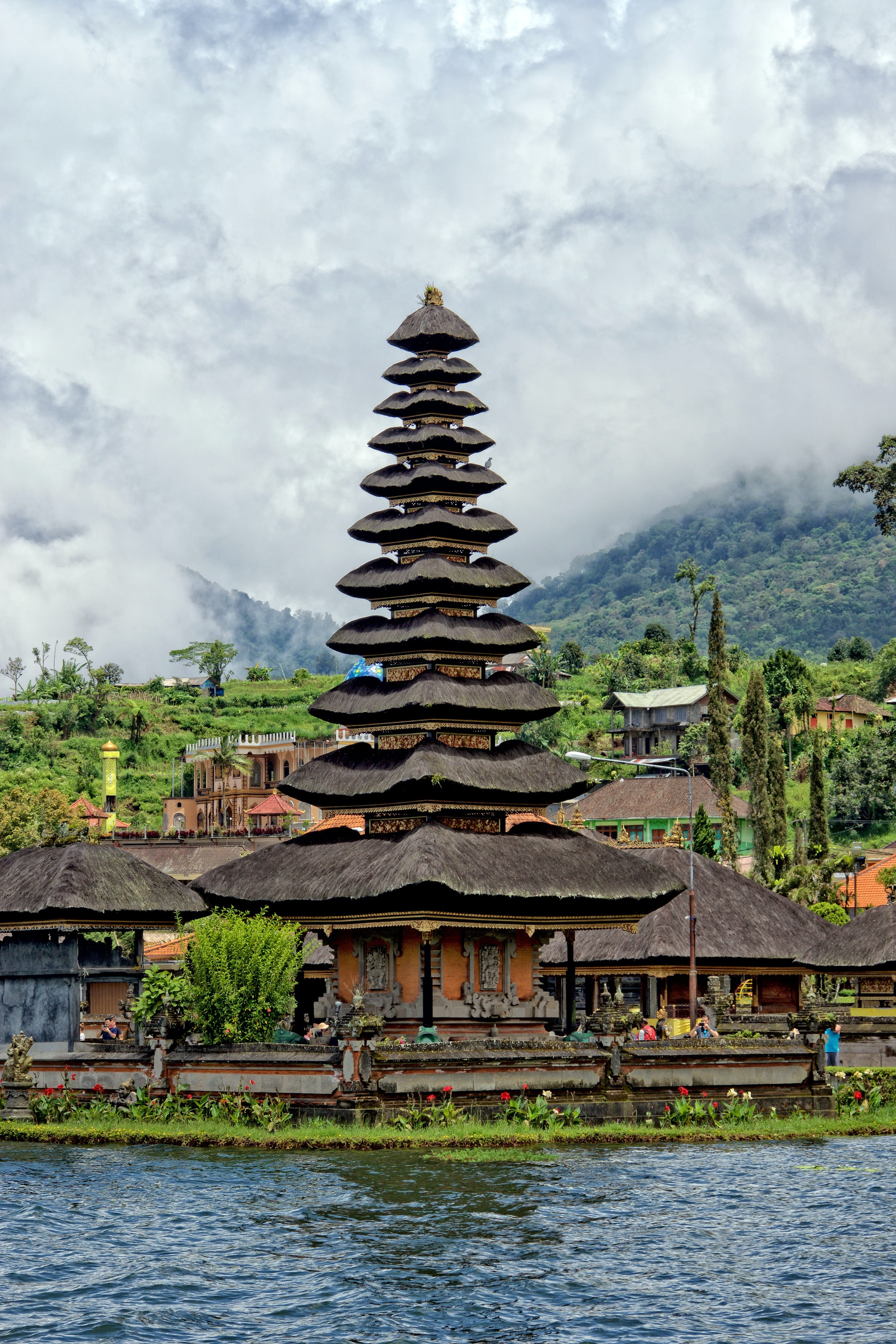 This volcanic crater lake 30 kilometres from Ubud is 2.5 kilometres long, almost 7.5 kilometres wide and 88 metres deep. Mount Batur is still an active volcano within the Pacific Ring of Fire. The nearby village of Toya Bungkah benefits from tourism because of the hot springs resulting from this volcanic activity.