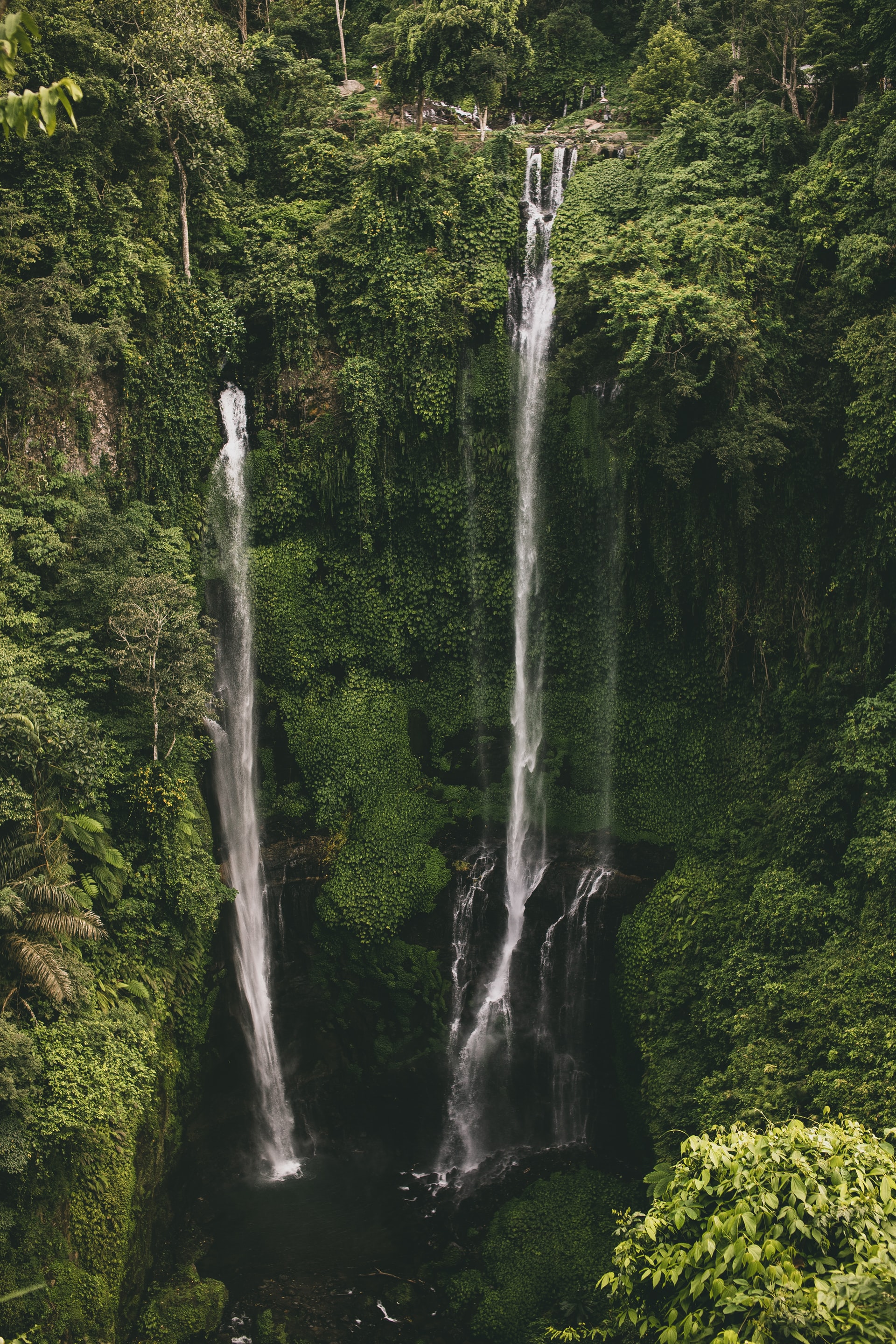 There is something magical about rushing water, especially when it cascades. These falls are at Lake Bakur and your Bali photos should include one of these falls.