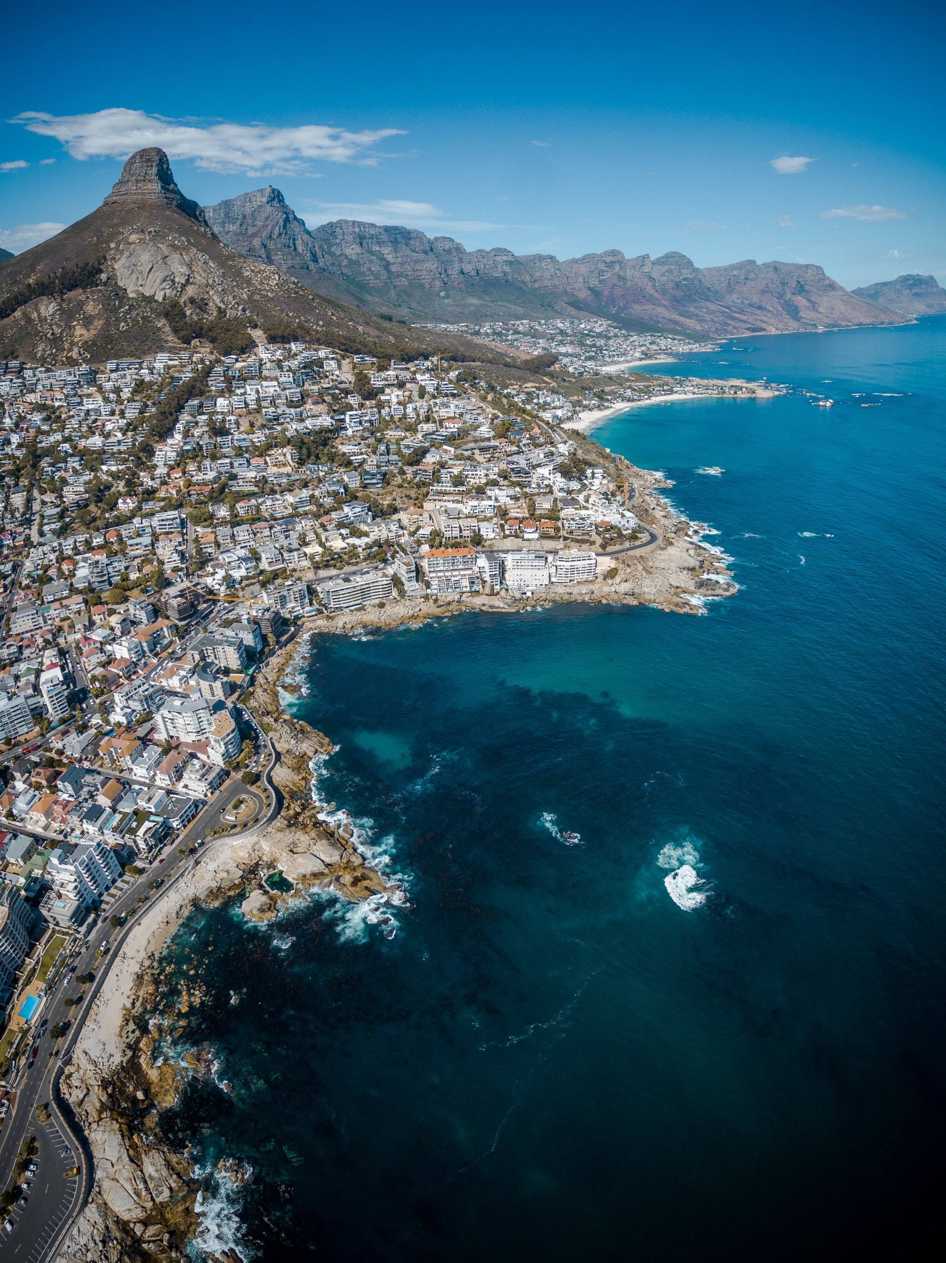 Remember there is nothing between the Antarctic. The sea on Cape Town’s west coast looks so inviting on a sunny day, and plenty of people gather on the beaches. However, the water is remarkably cold, no warmer than sea in a Northern Hemisphere winter even in the height of summer.
