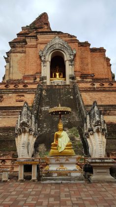 Another beautiful temple in Chiang Mai is Wat Chedi Luang. Wat Chedi Luang is conveniently located in Chiang Mai Old City so you won&rsquo;t have to travel far to get to it. Wat Chedi Luang is a Buddhist temple that has been around since the 1400s.