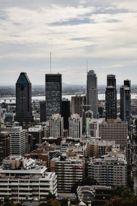 Montreal has such a unique skyline as it is a mix of old and new buildings.