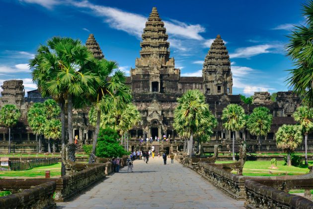 Even though Angkor Wat is so old, it is still extremely well put together and visitors can go into the various buildings.