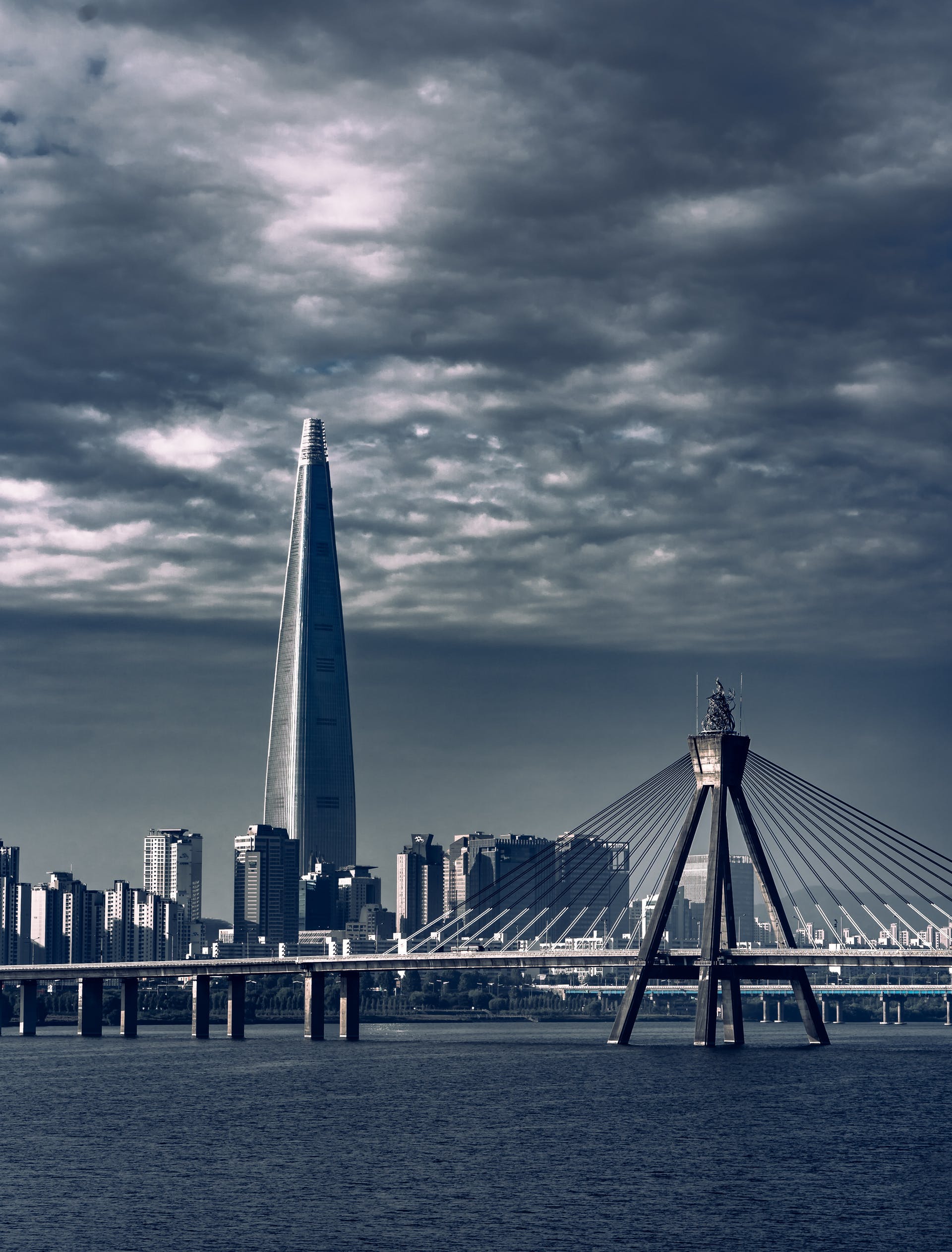 Lotte World Tower is a fairly new addition to Seoul, as it became open to the public in 2017, but now you can see it from anywhere in the city. Probably because it is 123-storeys tall, making it the fifth tallest building in the world!