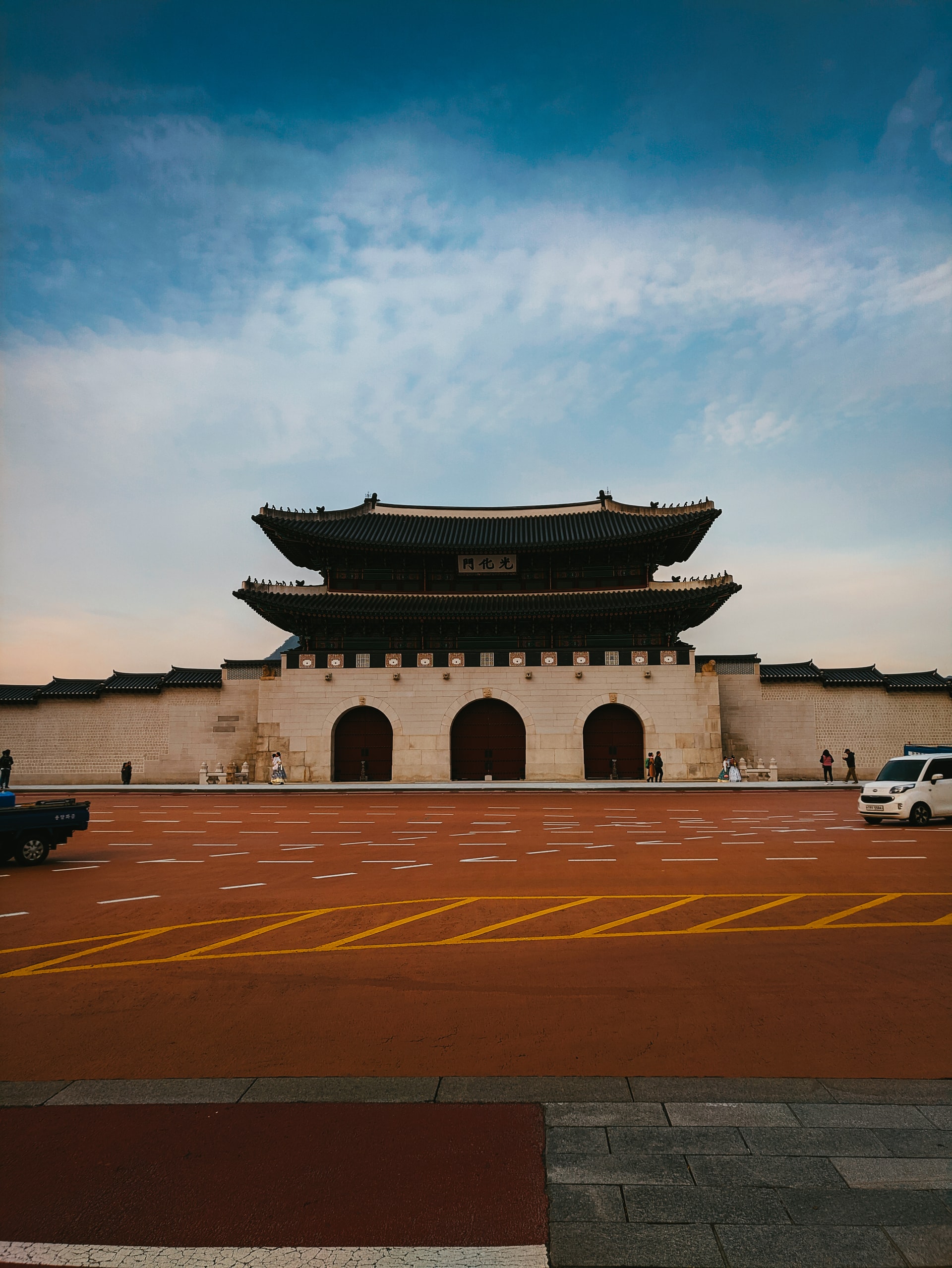 If you aren’t tired of beautiful architecture yet, Gyeongbokung Palace is a great stop. The palace was built in 1495 and was partially destroyed over the years. It has since been restored, so the palace standing today is not the original structure, but it is an exact replica!