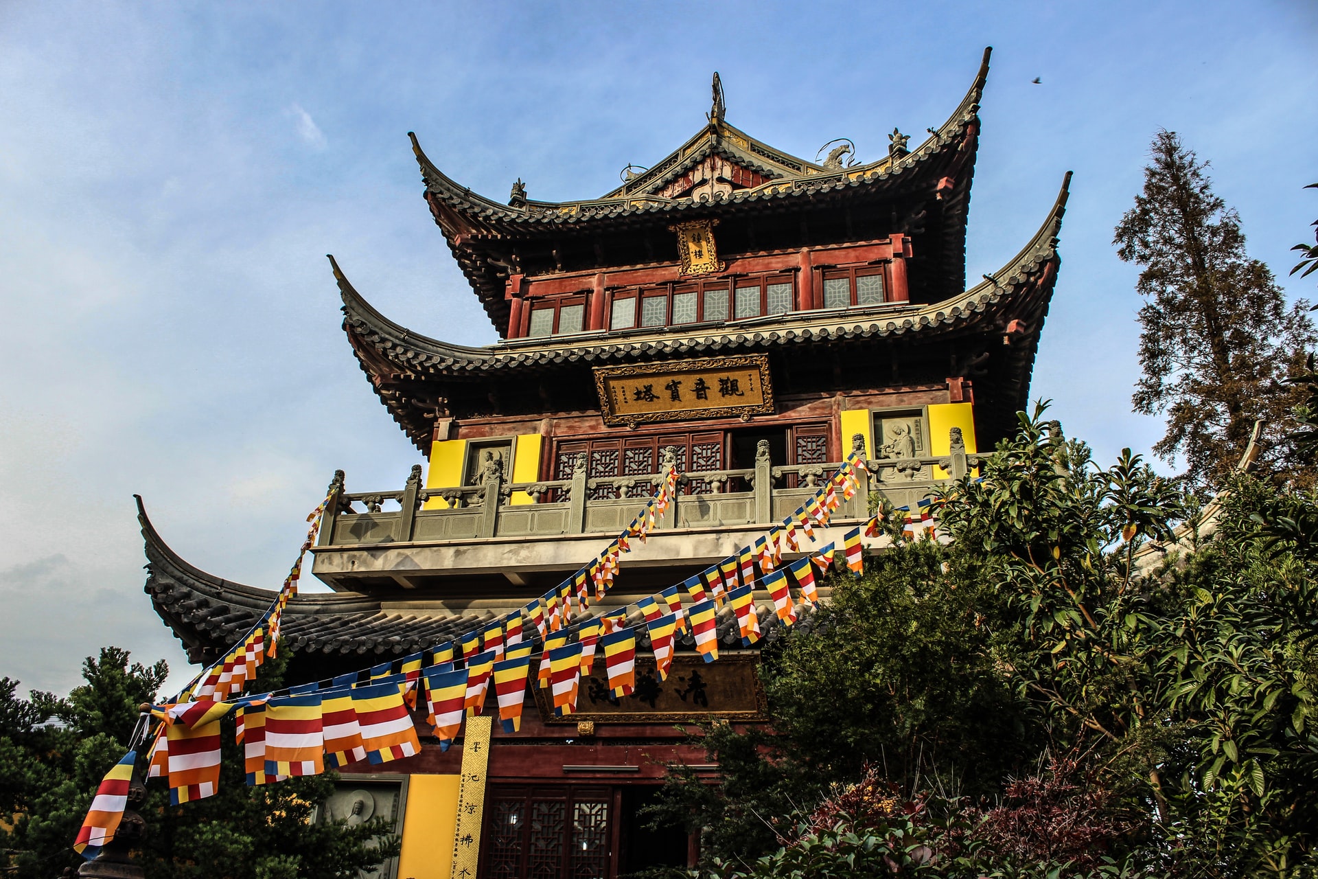 The Temple of the Goddess in Zhujiajiao is one of the most popular tourist attractions in Shanghai. Mongols, the Yuan Dynasty, built this temple in the middle of the 14th Century and rebuilt it two centuries later. The Shunzhi and Kangxi periods saw it enlarged into a large complex. A cottage, halls and the impressive Qinghua Pavilion were not part of the original structure. It was a place for the arts, poetry, painting and epigraphy and it is important to understand its cultural importance. The complex closed for renovation late in the 20th Century but reopened to the public in 1995.