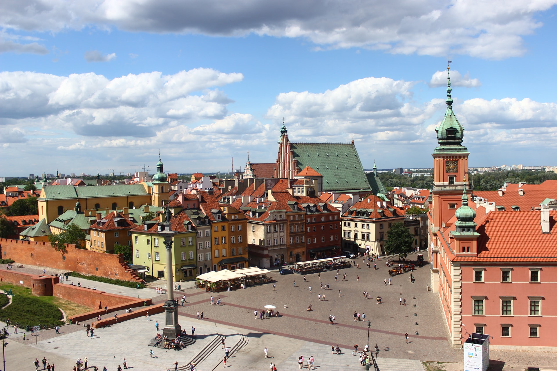 Warsaw Old Town became a UNESCO World Heritage site in 1980. UNESCO recognised the quality of the restoration after the War. Several different architectural styles are evident in the Old Town. They help make Warsaw a cultural and historic gem. The city dates back to around 1300 although a small fishing village preceded that; Warsaw sits on the Vistula River. City walls provided the defence with a castle, home to the Dukes of Mazovia, the centrepiece of the City.